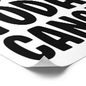 Childhood Cancer Survivor Party Shirt Kids Cancer  ポスター (角)