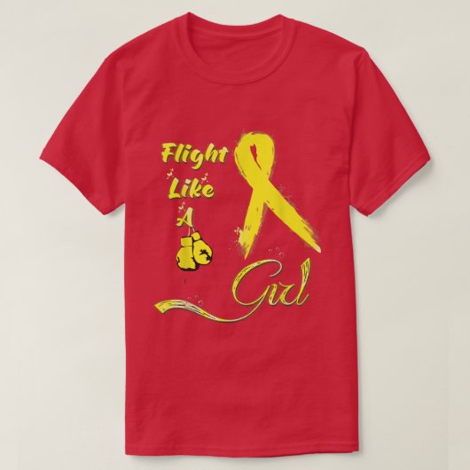 Childhood cancer tshirt, Childhood cancer tshirt f Tシャツ (デザイン正面)
