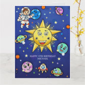 Childhood Dreams Folded Greeting Card カード (黄色い花)