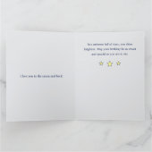 Childhood Dreams Folded Greeting Card カード (内部)