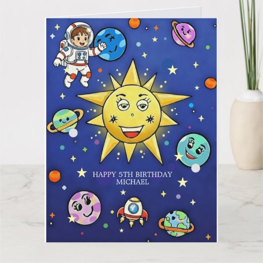 Childhood Dreams Folded Greeting Card カード (正面)