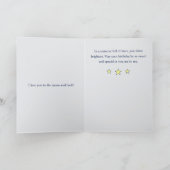 Childhood Dreams Folded Greeting Card カード (内部)