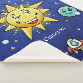 Childhood Dreams Sherpa Blanket, Large 60X 80 シェルパブランケット (3/4)