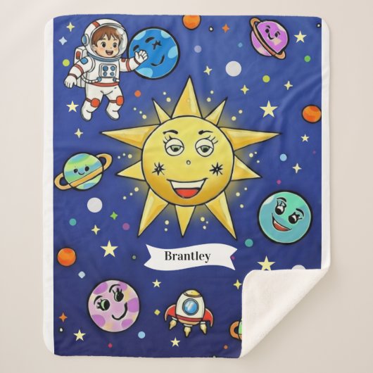  Childhood Dreams Sherpa Blanket, Medium 50 X 60 シェルパブランケット (正面)