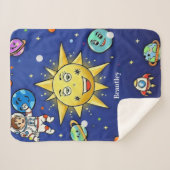 Childhood Dreams Sherpa Blanket, Small 30 X40 シェルパブランケット (正面(横))