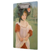 Childhood in a garden - Mary Cassatt クリップボード (左)