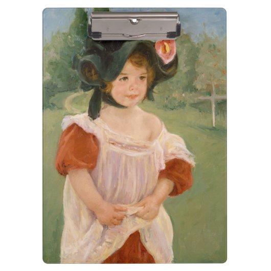 Childhood in a garden - Mary Cassatt クリップボード (正面)