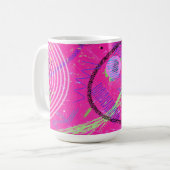 Childhood Memories Abstract Art コーヒーマグカップ (正面左)