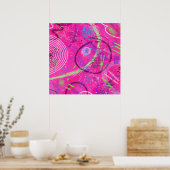 Childhood Memories Abstract Art  ポスター (キッチン)