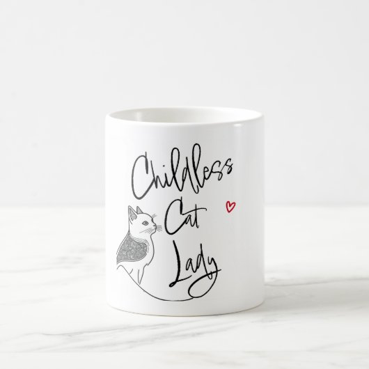 Childless cat Lady travel mug モーフィングマグカップ (中央)