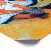 Children'遊's on the ビーチ by Mary Cassatt ポスター (角)