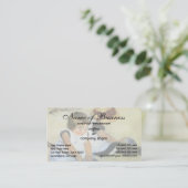 Children'遊's on the ビーチ by Mary Cassatt 名刺 (スタンド正面)