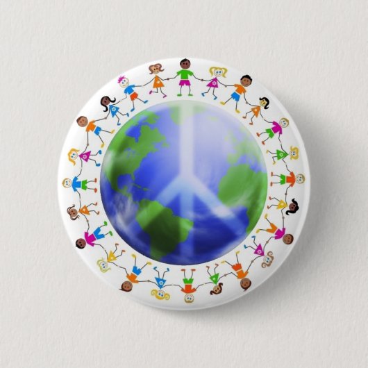 children%20peace%20world%20sm 缶バッジ (正面)