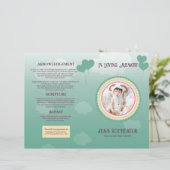 Children Funeral Program Template (スタンド正面)