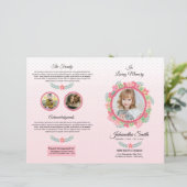 Children Funeral Program Template (スタンド正面)