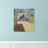 Children in a Room, 1893 キャンバスプリント (インサイチュ (ウッドフロア))