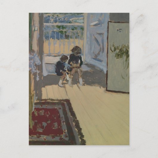 Children in a Room, 1893 ポストカード (正面)