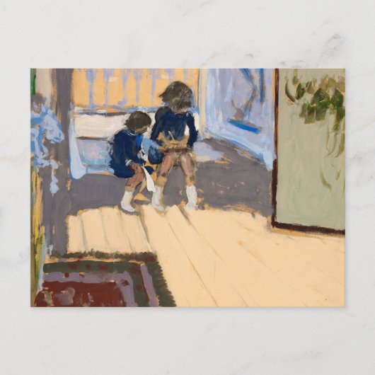 Children in a Room, 1909 by Edouard Vuillard ポストカード (正面)