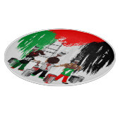 Children of Gaza Painting Palestine Flag  カッティングボード (角)