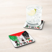 Children of Gaza Painting Palestine Flag コースター (右側)