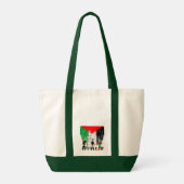 Children of Gaza Painting Palestine Flag  トートバッグ (裏面)