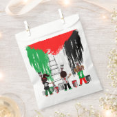 Children of Gaza Painting Palestine Flag  フェイバーバッグ (クリップ留めされた状態)