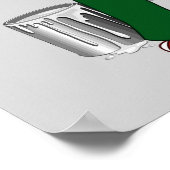 Children of Gaza Painting Palestine Flag  ポスター (角)