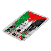 Children of Gaza Painting Palestine Flag  マグネット (左側)