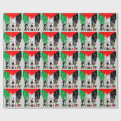 Children of Gaza Painting Palestine Flag  ラッピングペーパー (フラット)