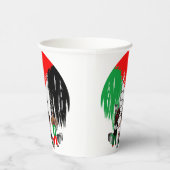 Children of Gaza Painting Palestine Flag 紙コップ (右)