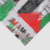 Children of Gaza Painting Palestine Flag  薄葉紙 (詳細)