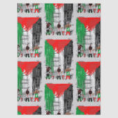 Children of Gaza Painting Palestine Flag  薄葉紙 (正面)