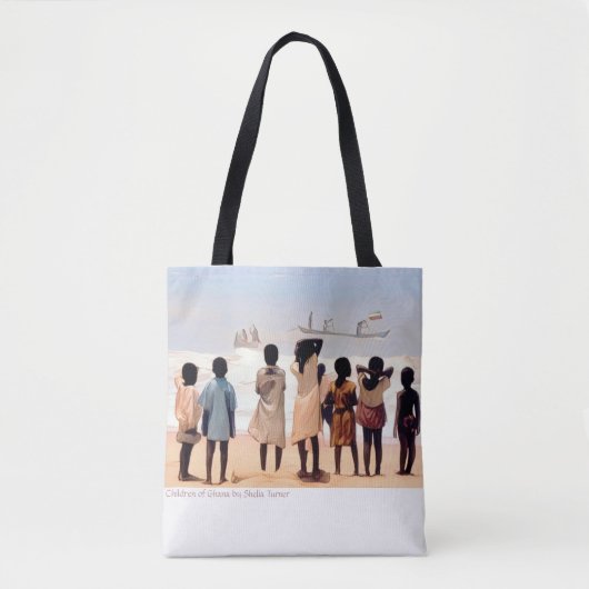 Children of Ghana-Artist - Shelia Turner Tote Bag トートバッグ (正面)