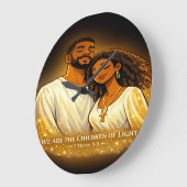 Children of Light ラージ壁時計 (傾斜)