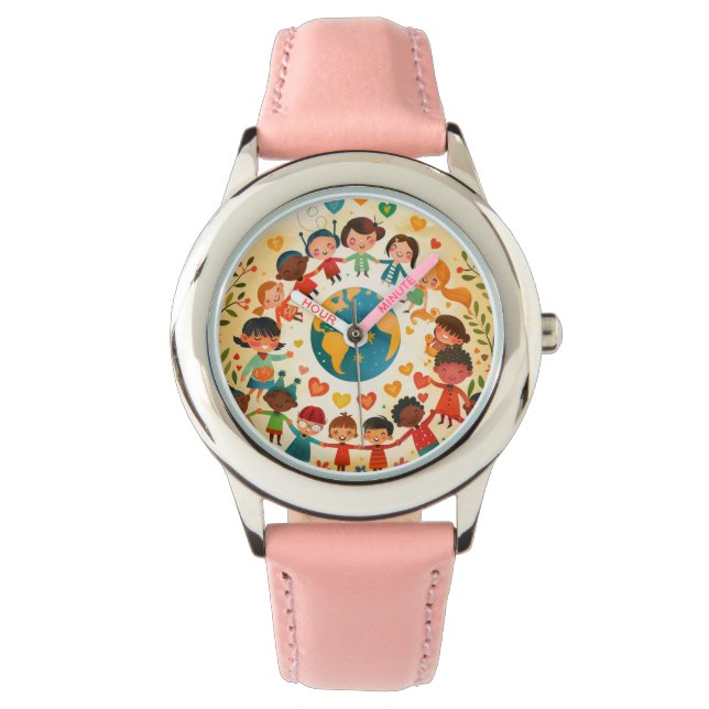 Children of the World — Diversity and Peace -  腕時計 (正面)