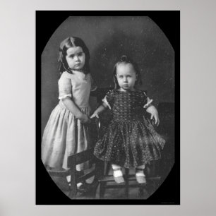 Children of William McAllister Daguerreotype 1849 ポスター