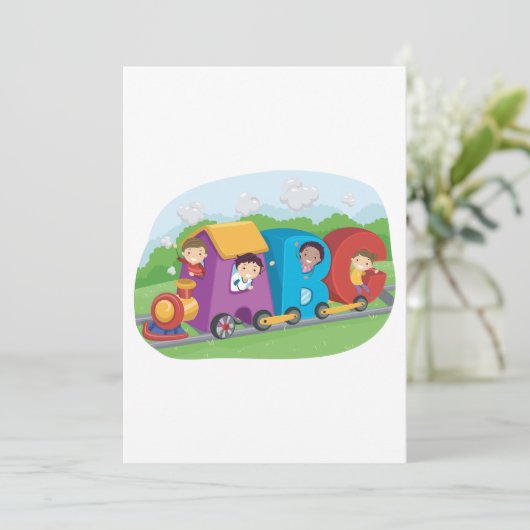 Children On An Alphabet Train 招待状 (スタンド正面)