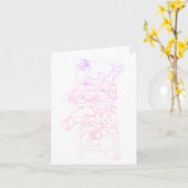 Children on the Playground Carousel カード (黄色い花)