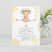 Children Playing on a Rope Kids Party Invitation 招待状 (スタンド正面)