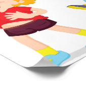 Children Playing Sports Poster ポスター (角)