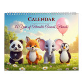children’s 3D Cartoon Animal Calendar – Fun & Cute カレンダー (カバー)