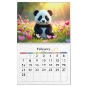 children’s 3D Cartoon Animal Calendar – Fun & Cute カレンダー (2月 2027)