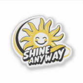 Children’s Inspirational Shirt – Shine シール (正面)