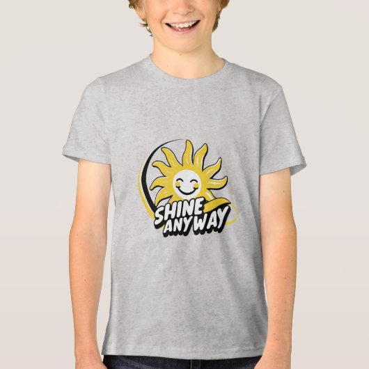 Children’s Inspirational Shirt – Shine T-Shirt トライブレンドＴシャツ (正面)