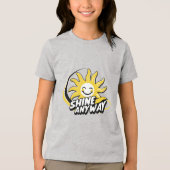 Children’s Inspirational Shirt – Shine T-Shirt トライブレンドＴシャツ (正面)
