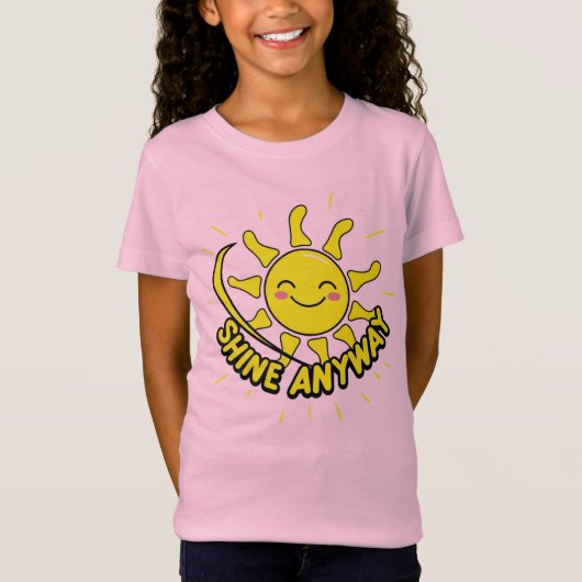 Children’s Inspirational Shirt – Shine T-Shirt Tシャツ (正面)
