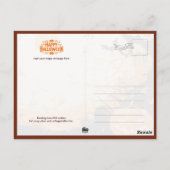 Children Trick or Treating on Halloween Night ポストカード (裏面)