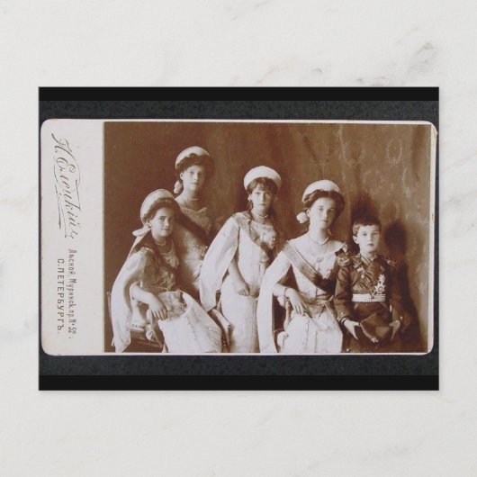 CHILDREN TSAR - OTMA & Alexis Romanov Russia #093 ポストカード (正面)