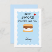 Children Valentine "I need s'more friends like u' (正面/裏面)