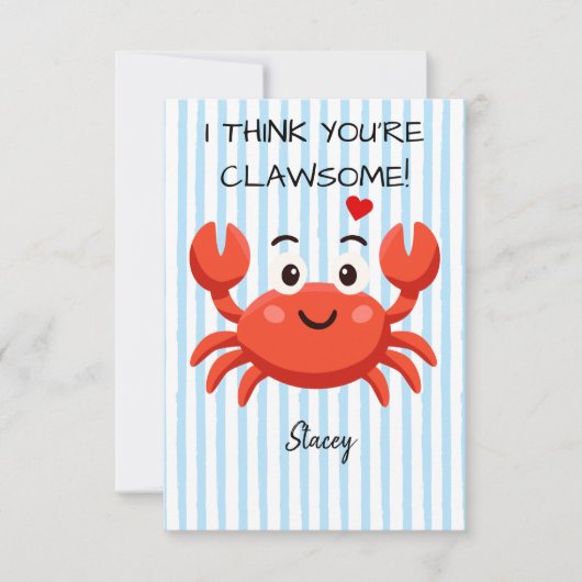 Children Valentine "I think you're claw-some" (正面)